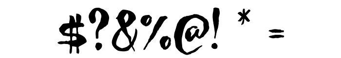 Midnight Stories Font OTHER CHARS