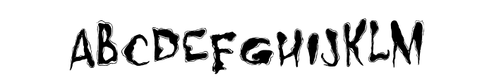 MidnightHour-Tryout Font UPPERCASE