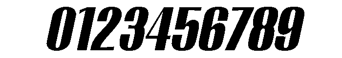 Migha-BlackCNTRSlant Font OTHER CHARS