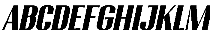 Migha-BlackCNTRSlant FONT