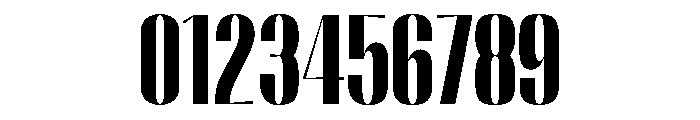 Migha-BlackCondensed Font OTHER CHARS
