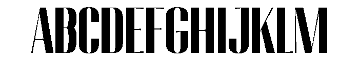 Migha-BlackCondensed Font UPPERCASE
