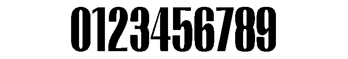 Migha-BlackCondensedCNTR Font OTHER CHARS