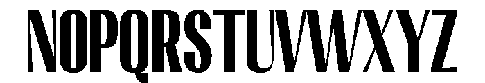 Migha-BlackCondensedCNTR Font UPPERCASE