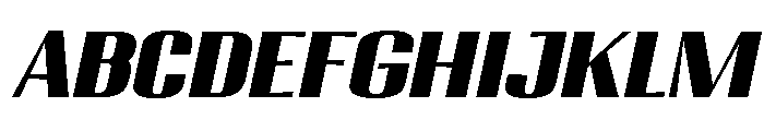 Migha-BlackExpandedCNTRSlant FONT