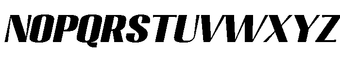 Migha-BlackExpandedCNTRSlant Font LOWERCASE