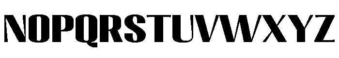 Migha-BlackExpandedCNTR Font LOWERCASE