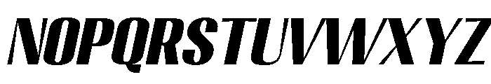 Migha-BlackSemExpCNTRSlant Font LOWERCASE