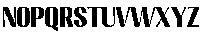 Migha-BlackSemiExpandedCNTR Font UPPERCASE