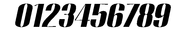 Migha-BlackSemiExpandedSlant Font OTHER CHARS