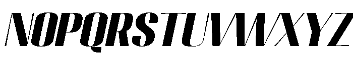 Migha-BlackSemiExpandedSlant Font LOWERCASE