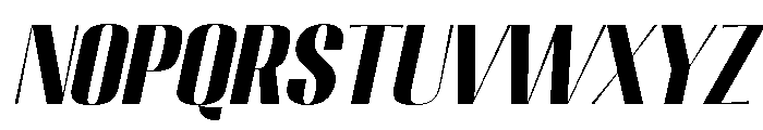 Migha-BlackSlant Font LOWERCASE