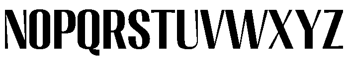 Migha-BoldCNTR Font UPPERCASE