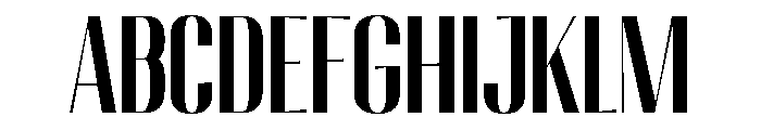 Migha-BoldCondensed Font UPPERCASE