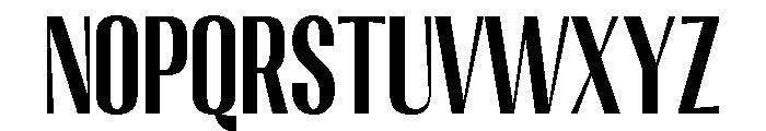 Migha-BoldCondensedCNTR Font UPPERCASE