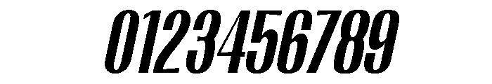 Migha-BoldCondensedCNTRSlant Font OTHER CHARS