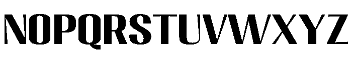 Migha-BoldExpandedCNTR Font UPPERCASE