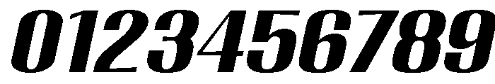 Migha-BoldExpandedCNTRSlant Font OTHER CHARS