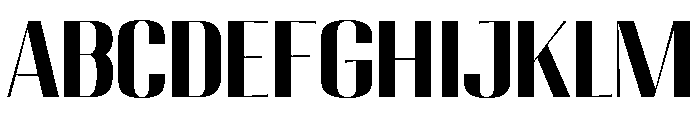 Migha-BoldSemiExpanded Font UPPERCASE