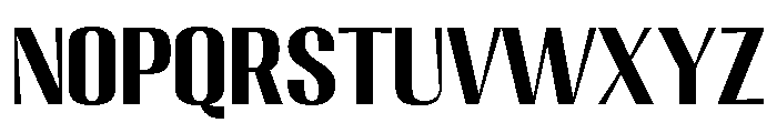 Migha-BoldSemiExpandedCNTR Font UPPERCASE
