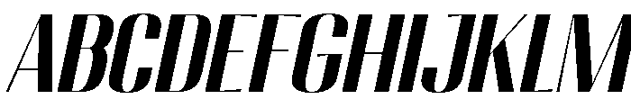 Migha-BoldSlant Font UPPERCASE