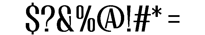 Migha-CNTR Font OTHER CHARS