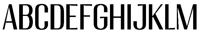 Migha-CNTR Font UPPERCASE
