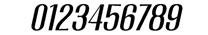 Migha-CNTRSlant Font OTHER CHARS