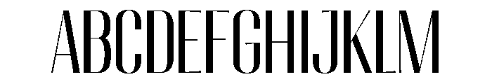 Migha-Condensed Font UPPERCASE