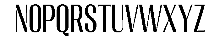Migha-CondensedCNTR Font UPPERCASE