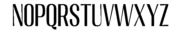 Migha-CondensedCNTR Font LOWERCASE