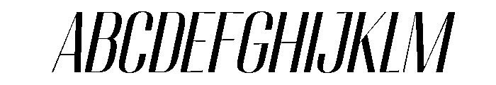 Migha-CondensedSlant FONT