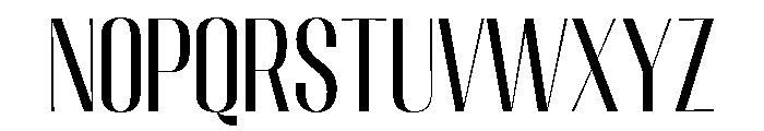 Migha-Condensed Font LOWERCASE