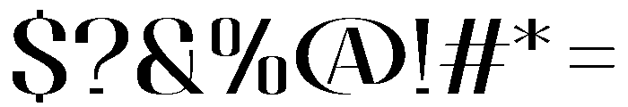 Migha-Expanded Font OTHER CHARS