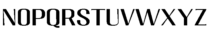 Migha-ExpandedCNTR Font LOWERCASE