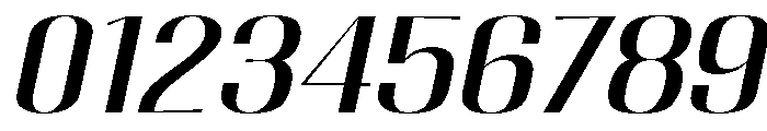 Migha-ExpandedSlant Font OTHER CHARS