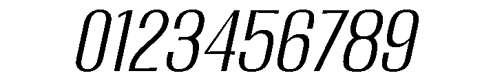 Migha-LightCNTRSlant Font OTHER CHARS