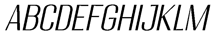 Migha-LightCNTRSlant FONT
