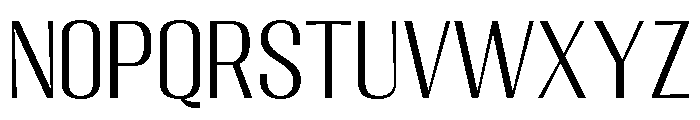 Migha-LightCNTR Font LOWERCASE
