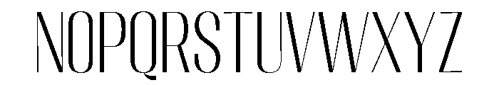 Migha-LightCondensed Font LOWERCASE