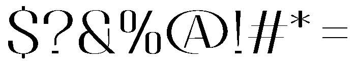 Migha-LightExpanded Font OTHER CHARS
