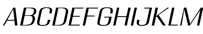Migha-LightExpandedCNTRSlant FONT