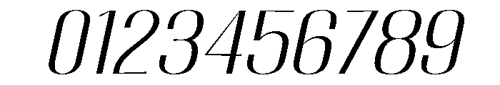 Migha-LightSemiExpandedSlant Font OTHER CHARS