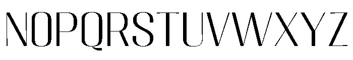 Migha-LightSemiExpanded Font LOWERCASE