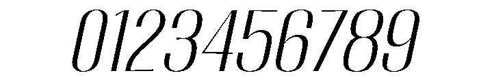 Migha-LightSlant Font OTHER CHARS