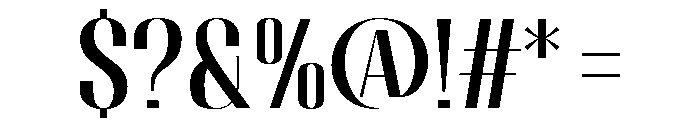 Migha-Medium Font OTHER CHARS