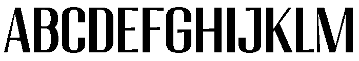 Migha-MediumCNTR Font UPPERCASE
