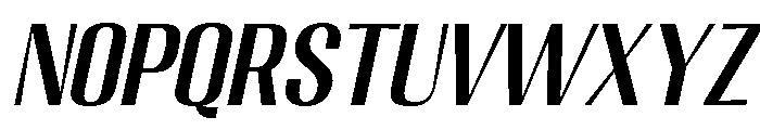 Migha-MediumCNTRSlant Font LOWERCASE