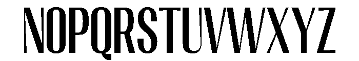 Migha-MediumCondensedCNTR Font UPPERCASE