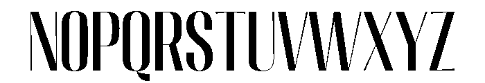 Migha-MediumCondensed Font LOWERCASE